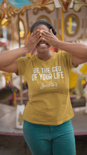Load and play video in Gallery viewer, Be the CEO of Your Life - Just B -Unisex Short Sleeve T-Shirt