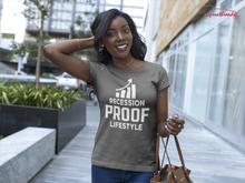 Load image into Gallery viewer, Recession Proof Lifestyle - Unisex Short Sleeve T-Shirt