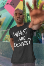 Load image into Gallery viewer, What Are Excuses? Special Edition Greek (Multi-Color) Unisex Short Sleeve T-Shirt