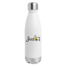 Load image into Gallery viewer, Just B Insulated Stainless Steel Water Bottle - white
