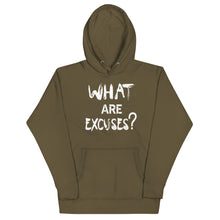 Load image into Gallery viewer, What Are Excuses?  Special Edition Greek (Multi-Color) Unisex Hoodie