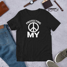 Load image into Gallery viewer, Protecting My Peace (Sign)- Unisex Short Sleeve T-Shirt