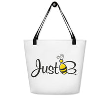 Load image into Gallery viewer, Just B  Print Large Tote Bag
