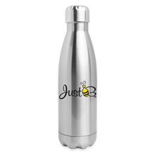 Load image into Gallery viewer, Just B Insulated Stainless Steel Water Bottle - silver
