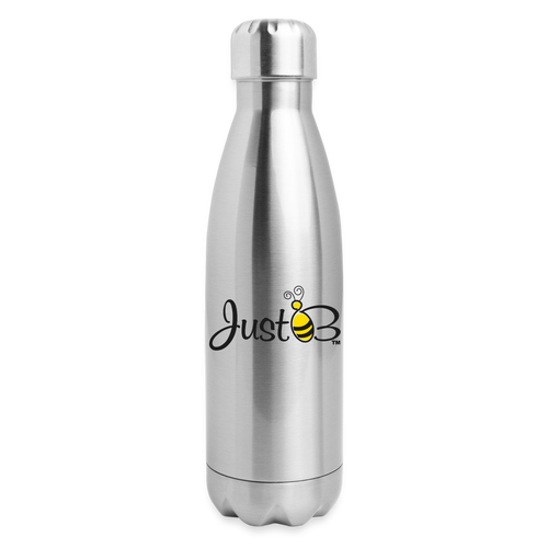 Just B Insulated Stainless Steel Water Bottle - silver