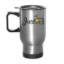 Load image into Gallery viewer, Just B Signature Travel Mug - silver
