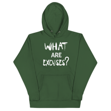Load image into Gallery viewer, What Are Excuses?  Special Edition Greek (Multi-Color) Unisex Hoodie
